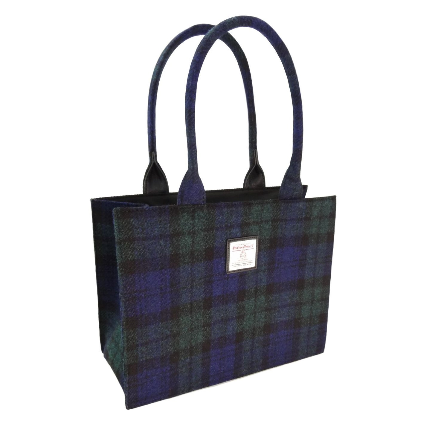 Tas Harris Tweed Shopper Glencoe Black Watch Tartan - 36x49x16 - Glen Appin of Scotland