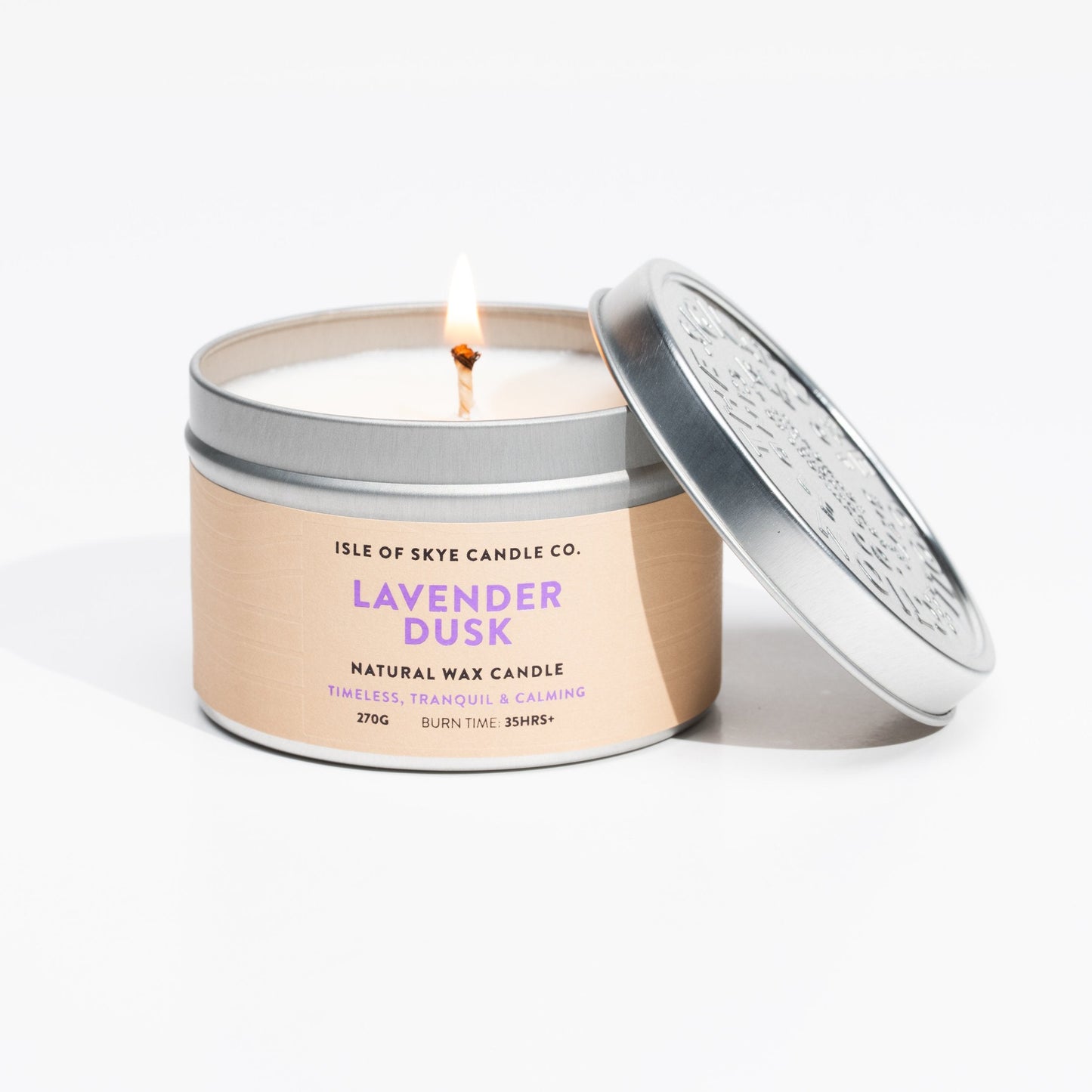 Sojawaskaars Lavender Dusk Travel Container - Isle of Skye Candle Company