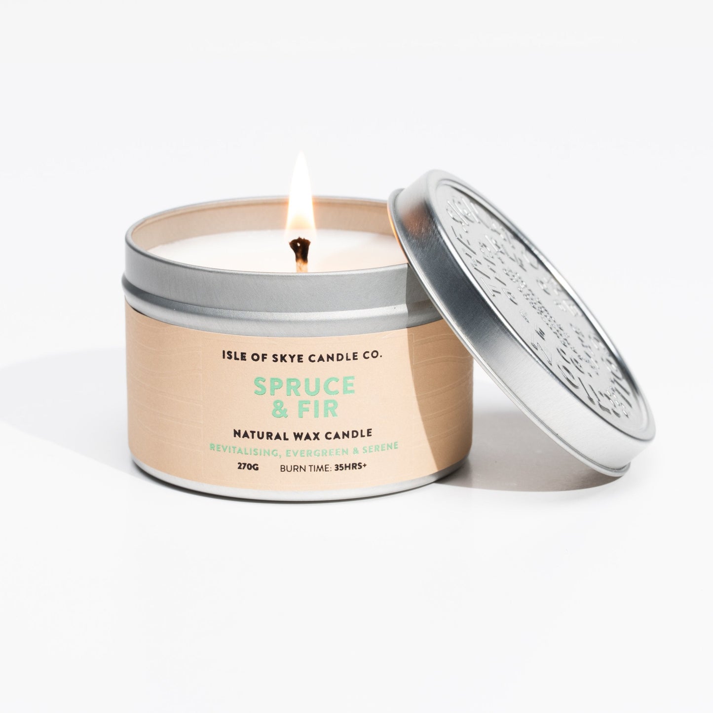 Sojawaskaars Spruce & Fir Travel Container - Isle of Skye Candle Company