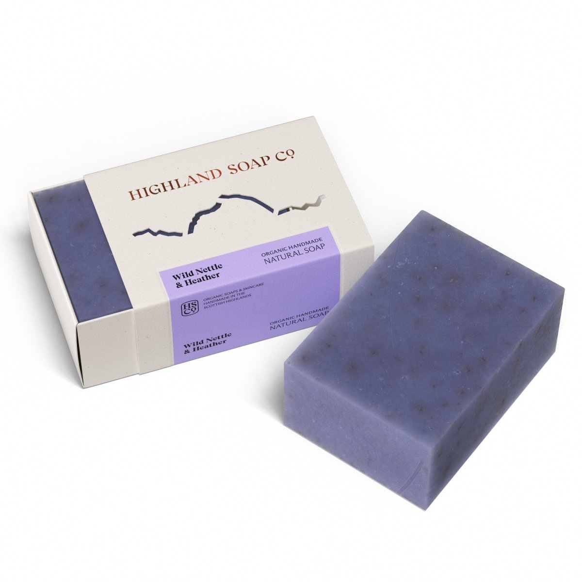 Mood Company - Ambachtelijke Zeep 190g - Wild Nettle & Heather - Highland Soap Company -