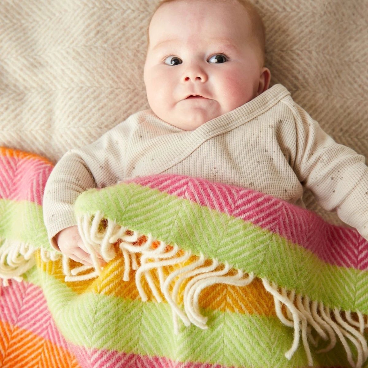 Babydekentje Refresh – Pure New Wool – 68x73 cm - Tweedmill by Mood Company