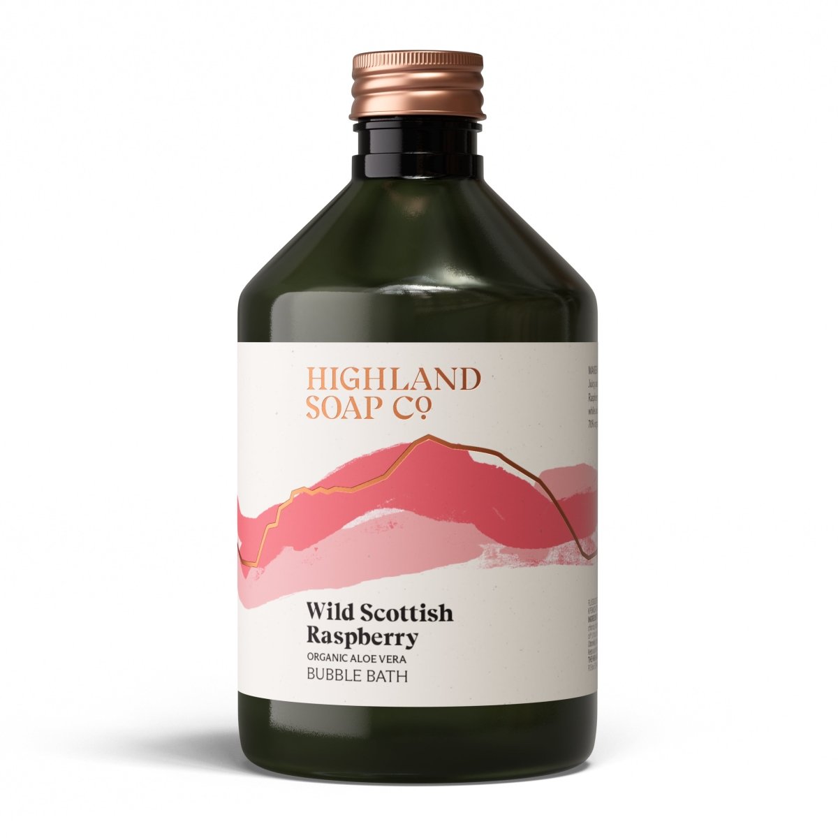 Mood Company - Badschuim 500ml - Wild Scottish Raspberry - Highland Soap Company -