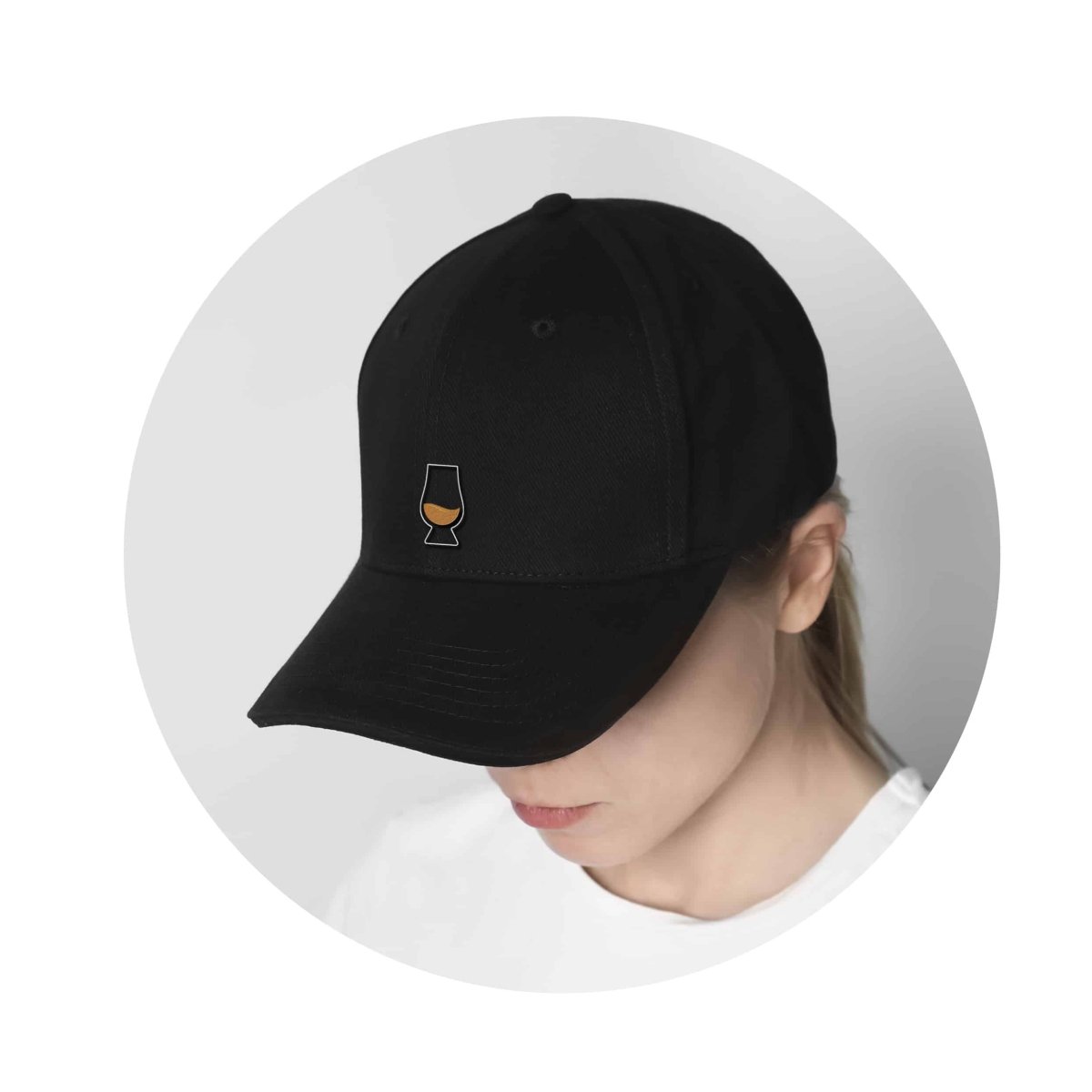 Baseball Cap Zwart - one size - Glencairn Crystal Scotland by MoodCompanyNL