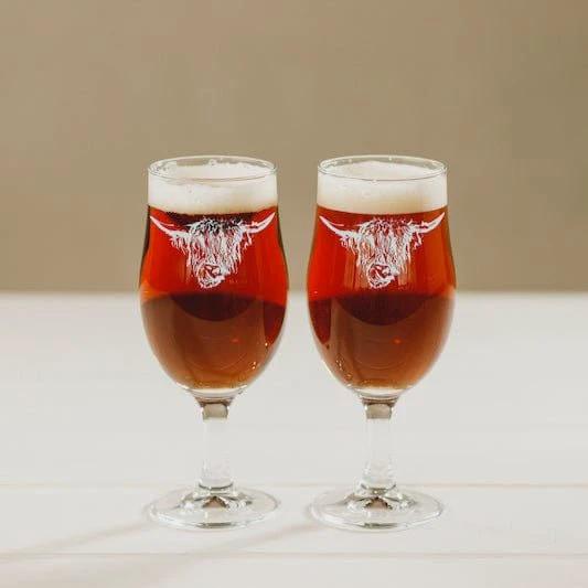 Bierglazen Schotse Hooglander - 2 stuks - Just Slate Company Scotland by MoodCompanyNL