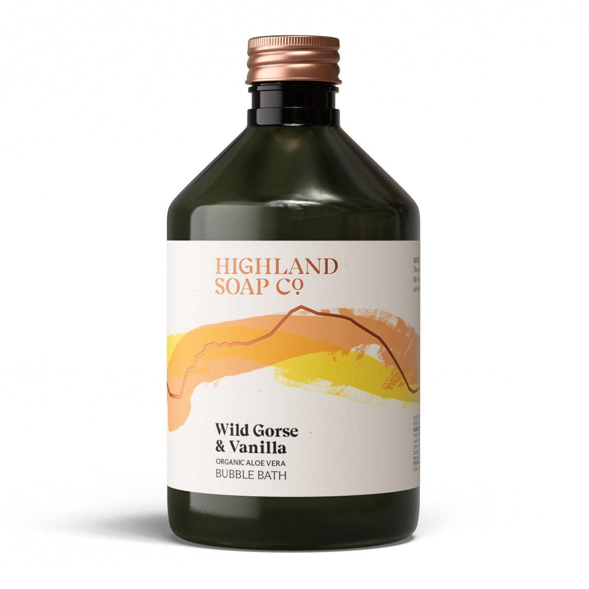 Mood Company - Biologisch Badschuim 500ml - Wild Gorse & Vanilla - Highland Soap Company -