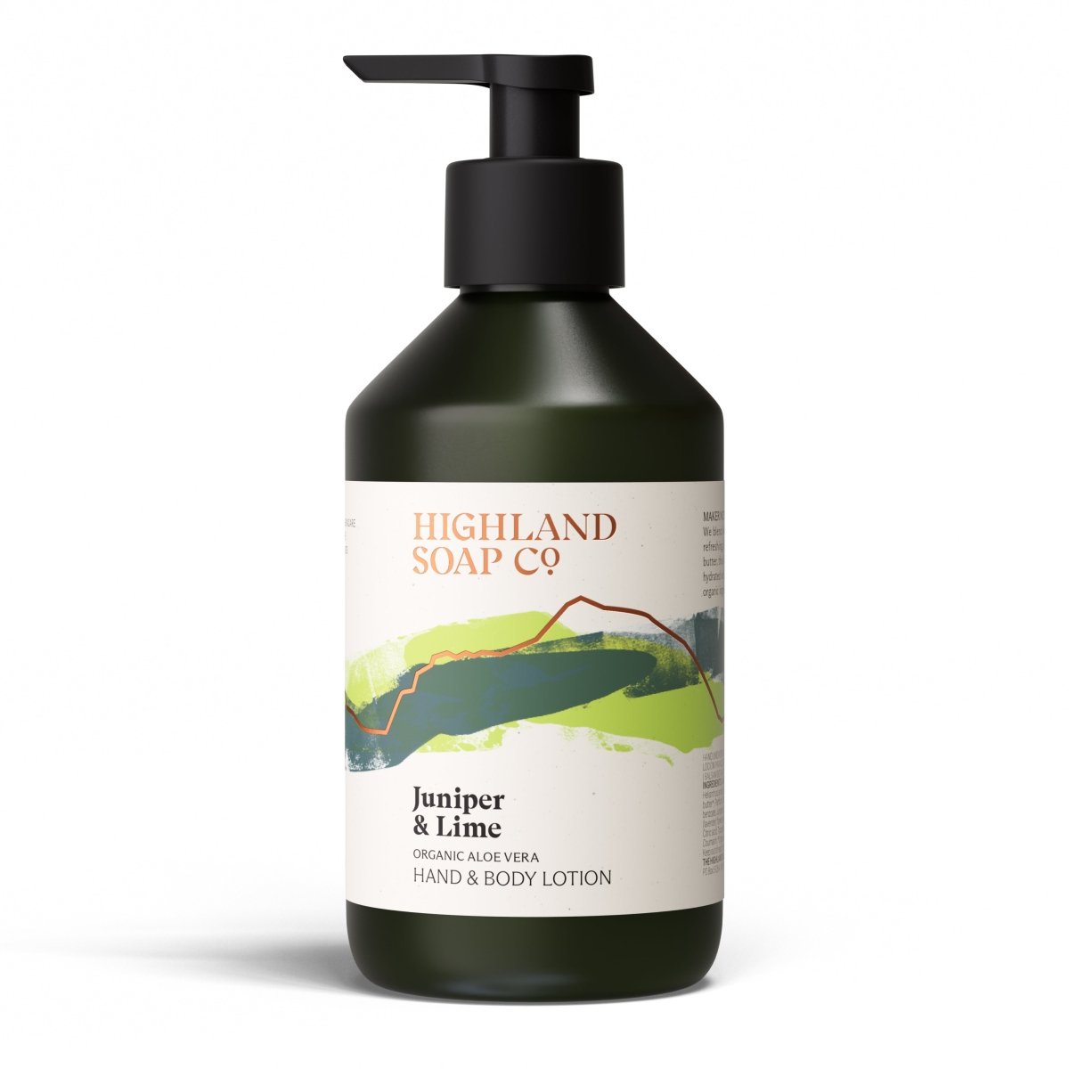 Mood Company - Biologische Hand- & Bodylotion 300ml - Juniper & Lime - Highland Soap Company -