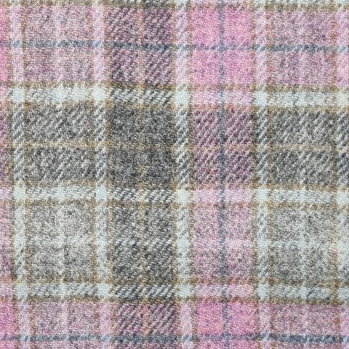 MoodCompanyNL - Brillenetui Zacht Roze Buchanan - Harris Tweed - Metalen Clip - Glen Appin of Scotland - 5061035010940