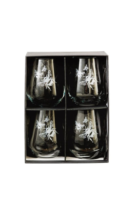 Cocktailglazen Bijen - 4 stuks - Just Slate Company Scotland by MoodCompanyNL