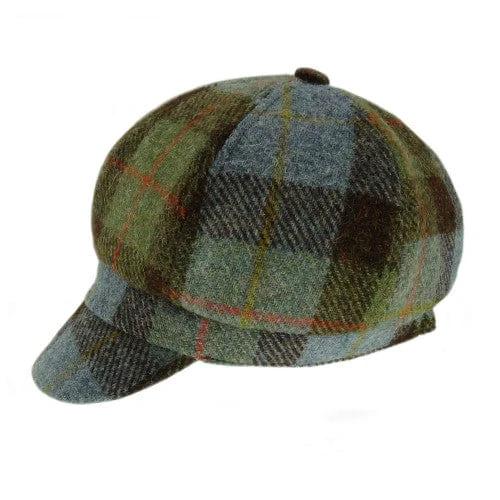 Dames Cap MacLeod - one size - Harris Tweed - Glen Appin of Scotland by MoodCompanyNL