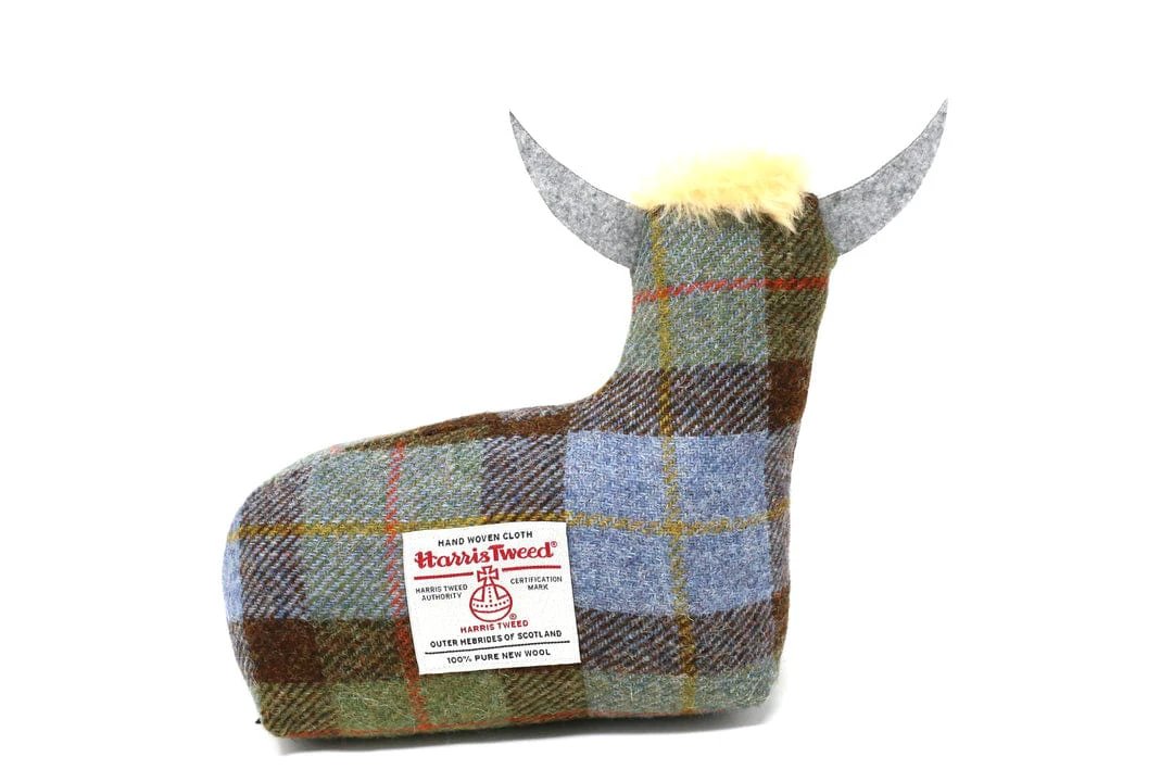 Deurstopper Schotse Hooglander Macleod - Harris Tweed - Handgemaakt - Caroline Wolfe Murray Scotland by MoodCompanyNL