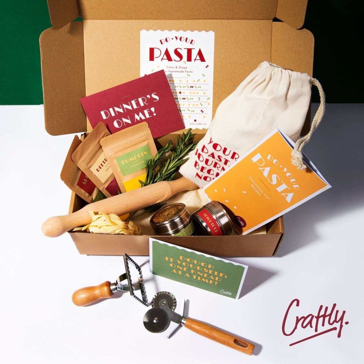 DIY Pasta Kit - Maak je eigen heerlijke en kleurrijke pasta - Craftly by MoodCompanyNL