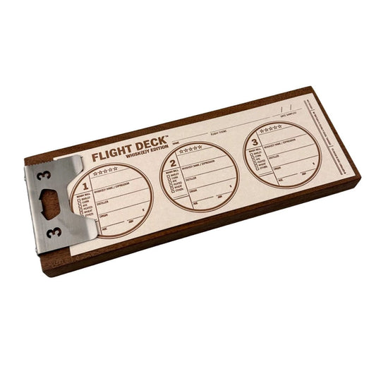 Flight Board inclusief set Whisky registratiekaarten - 33 Books USA by Mood4whisky
