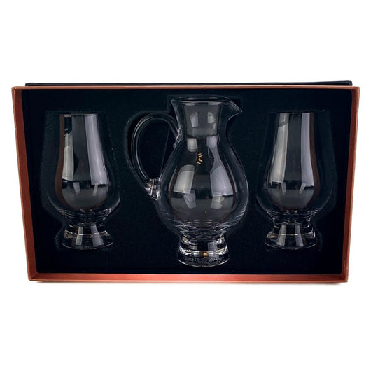MoodCompanyNL - Geschenkset Waterkaraf en 2 Whiskyglazen - Geschenkverpakking - Glencairn Crystal Scotland - 8845130002650