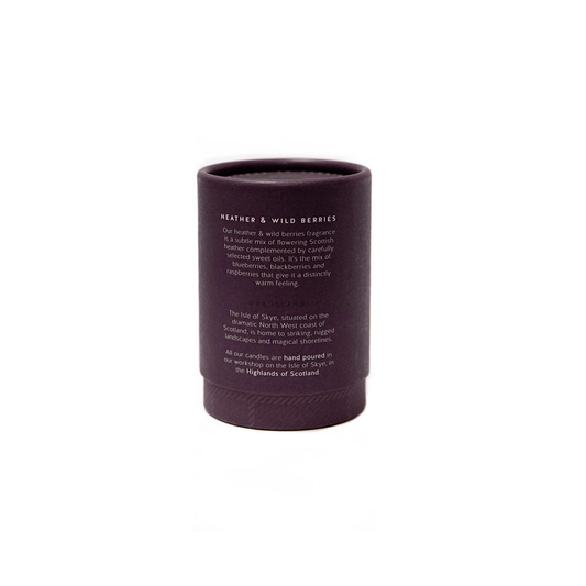 MoodCompanyNL - Geurkaars Heide en Wilde Bessen Mini - 20 uur - Sojawas - Isle of Skye Candle - 5060346381657