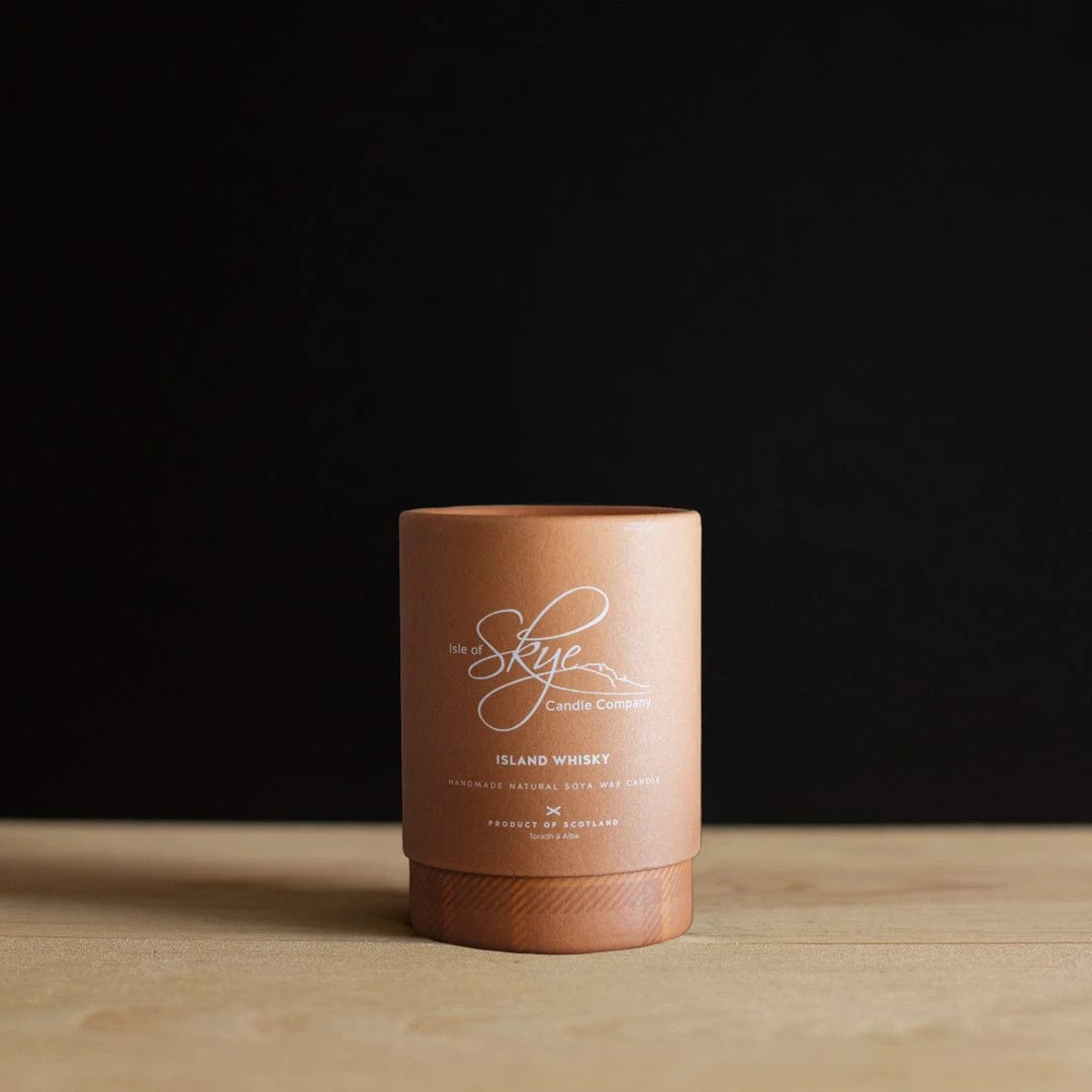 Geurkaars Island Whisky Mini - 20 uur - Sojawas - Isle of Skye Candle by MoodCompanyNL