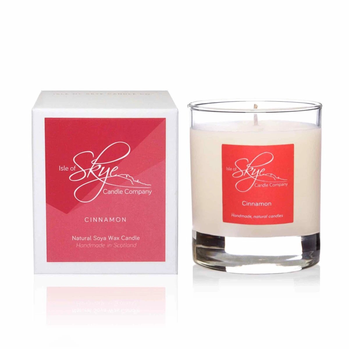 Geurkaars Kaneel Small - 30 uur - Sojawas - Isle of Skye Candle by MoodCompanyNL