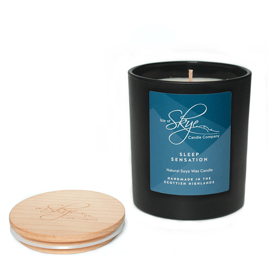 Geurkaars Sleep Sensation Large - 45 uur - Sojawas - Isle of Skye Candle by MoodCompanyNL