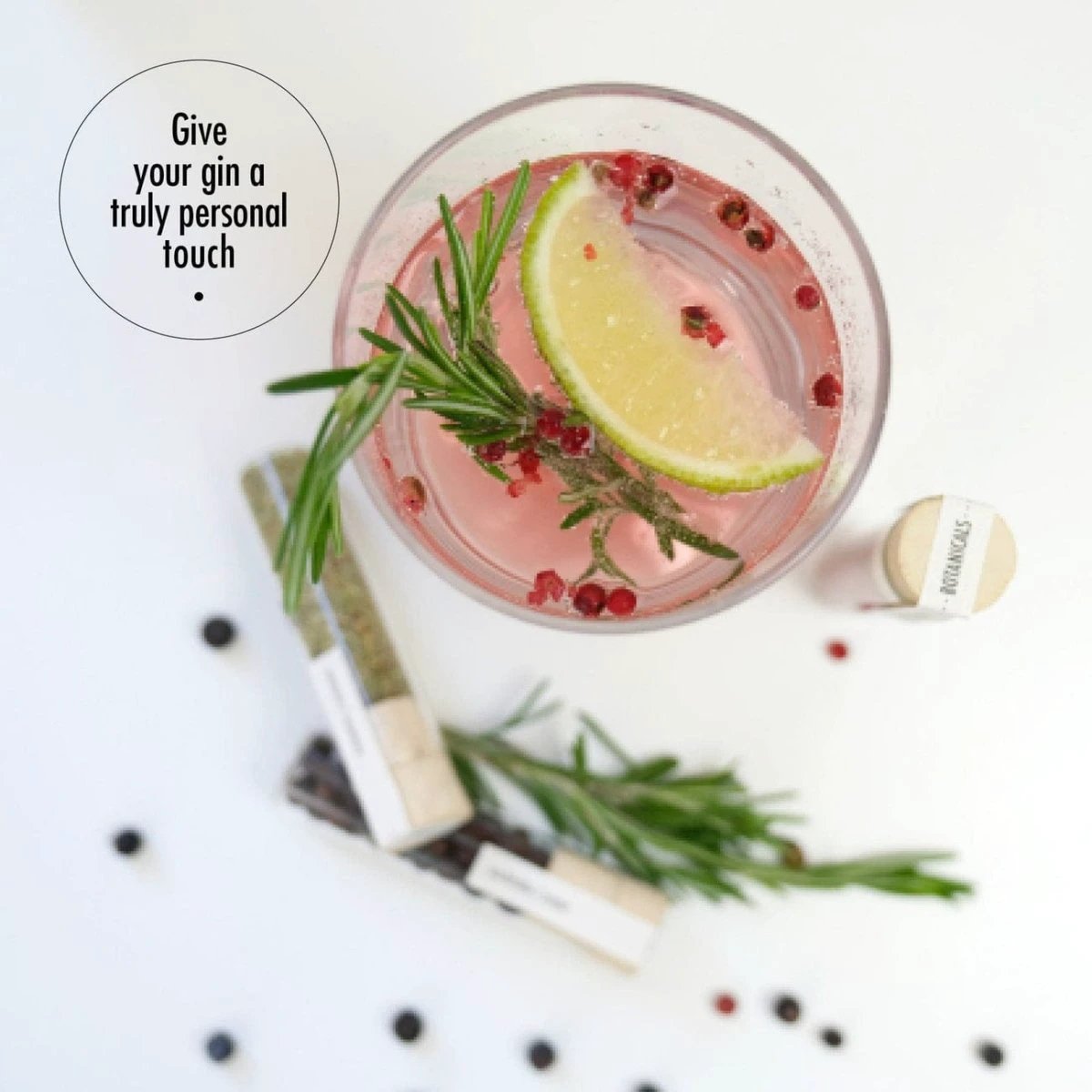 GIN Cocktail Botanicals - Maak een unieke Gin - Craftly by MoodCompanyNL