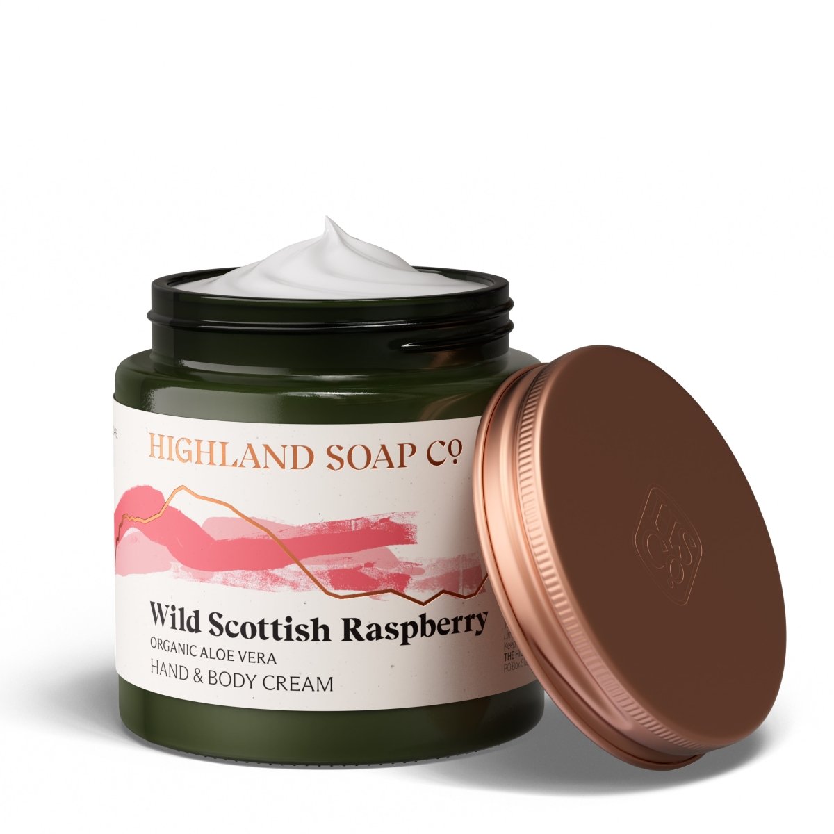 Mood Company - Hand & Bodycrème 120ml - Wild Scottish Raspberry - Highland Soap Company -