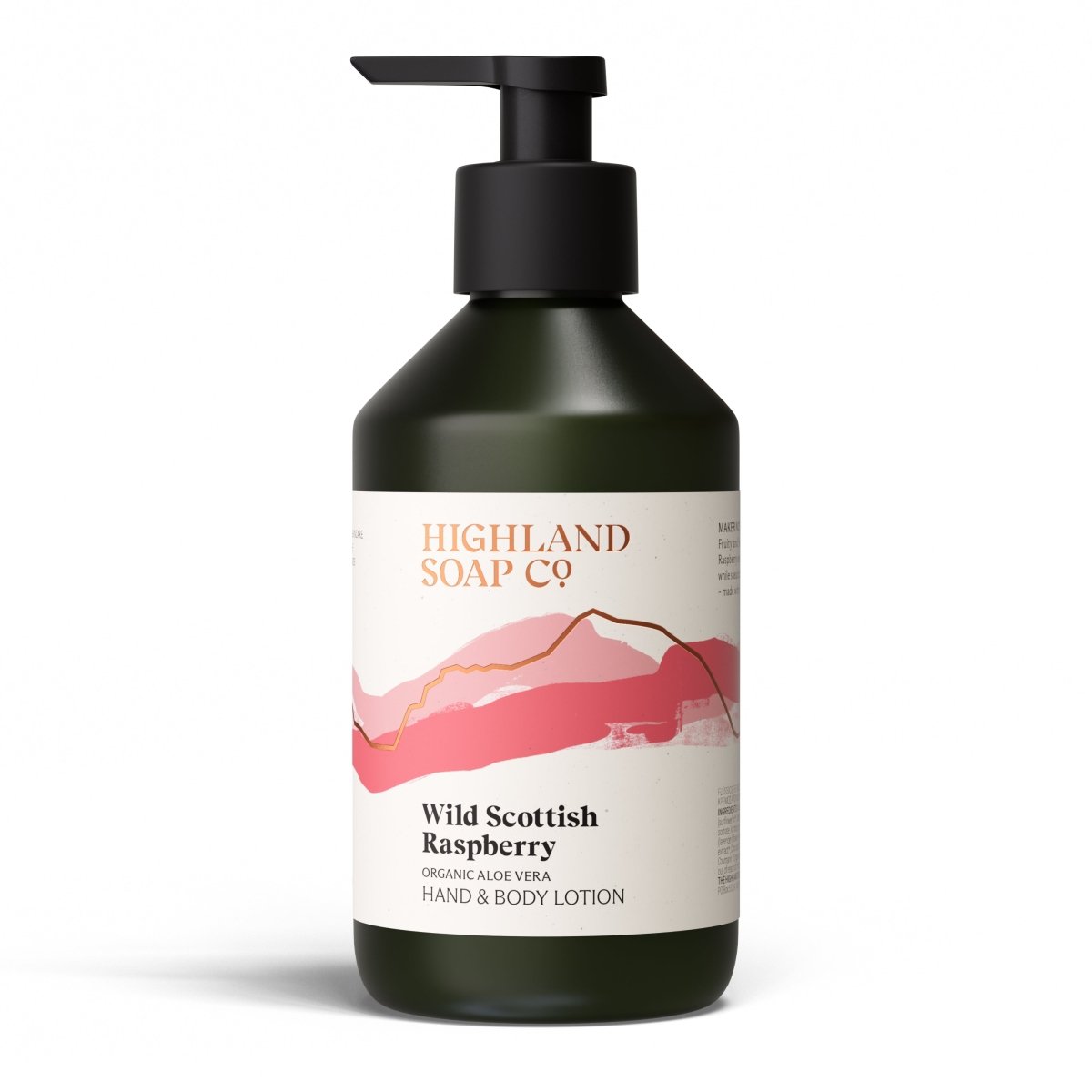 Mood Company - Hand & Bodylotion 300ml - Wild Scottish Raspberry - Highland Soap Company -