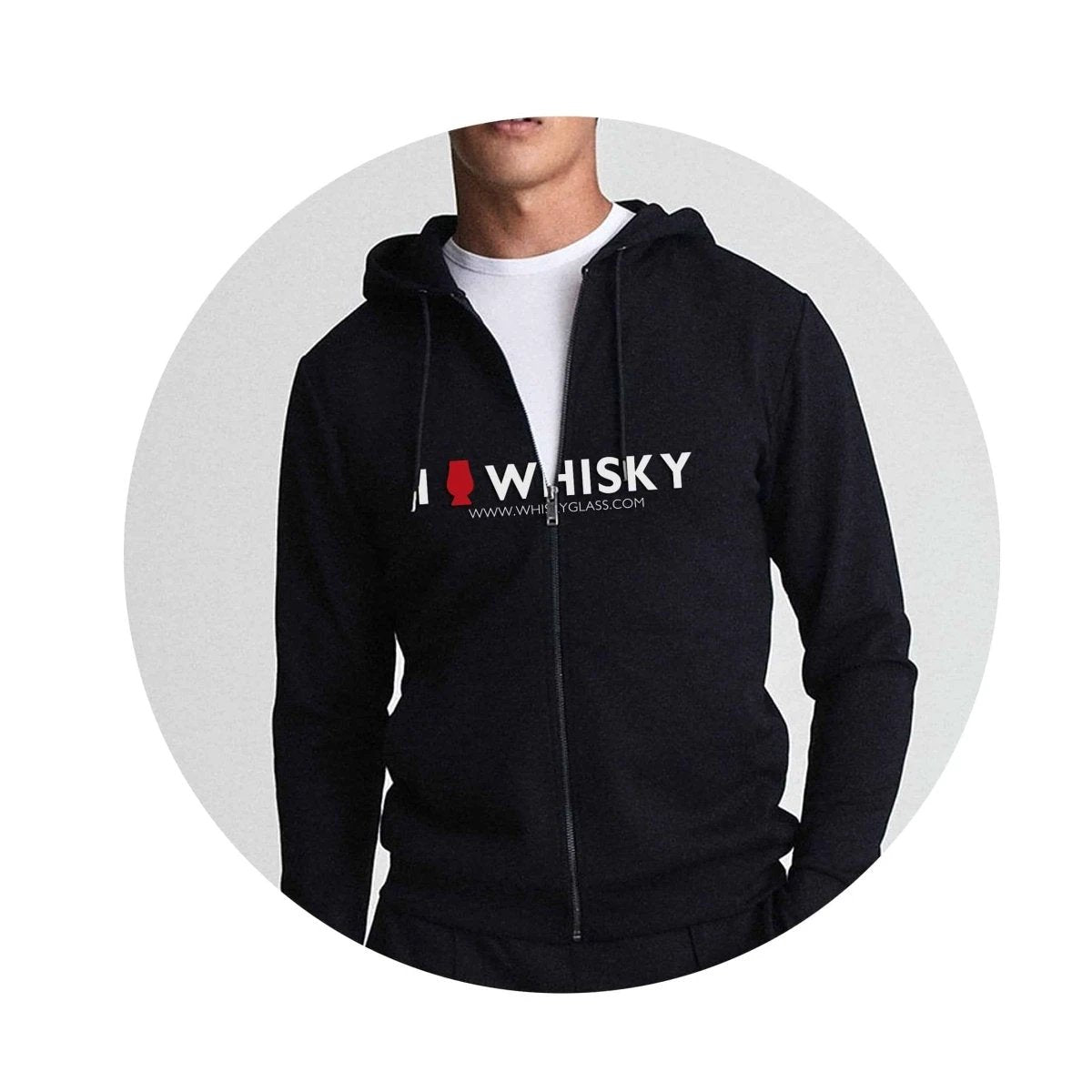 Hoodie Vest I WHISKY XL - Glencairn Crystal Scotland by MoodCompanyNL