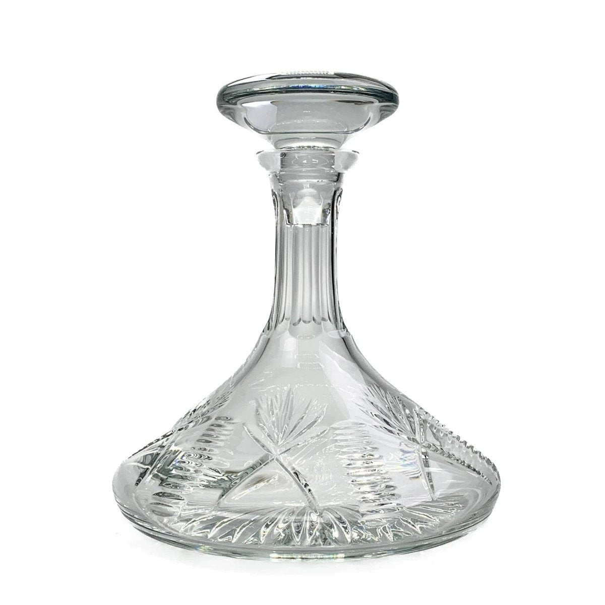 MoodCompanyNL - Karaf Bothwell - 1250 ml - Loodkristal - Scheepskaraf in luxe houten doos - Glencairn Crystal Scotland - 5060025550459