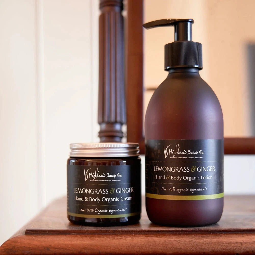 Lemongrass & Ginger – Fris & Pittig - Biologische Hand- & Bodycrème 120ml by MoodCompanyNL
