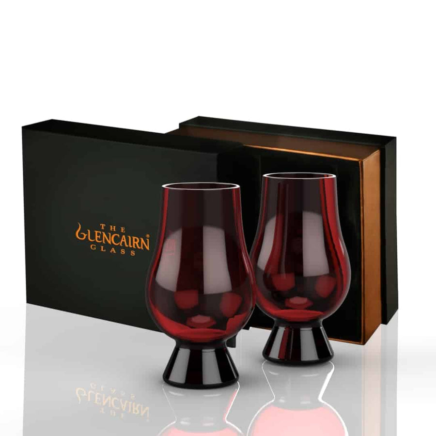 Mood_Company Glencairn Geschenkset 2x Whiskyglas Rood