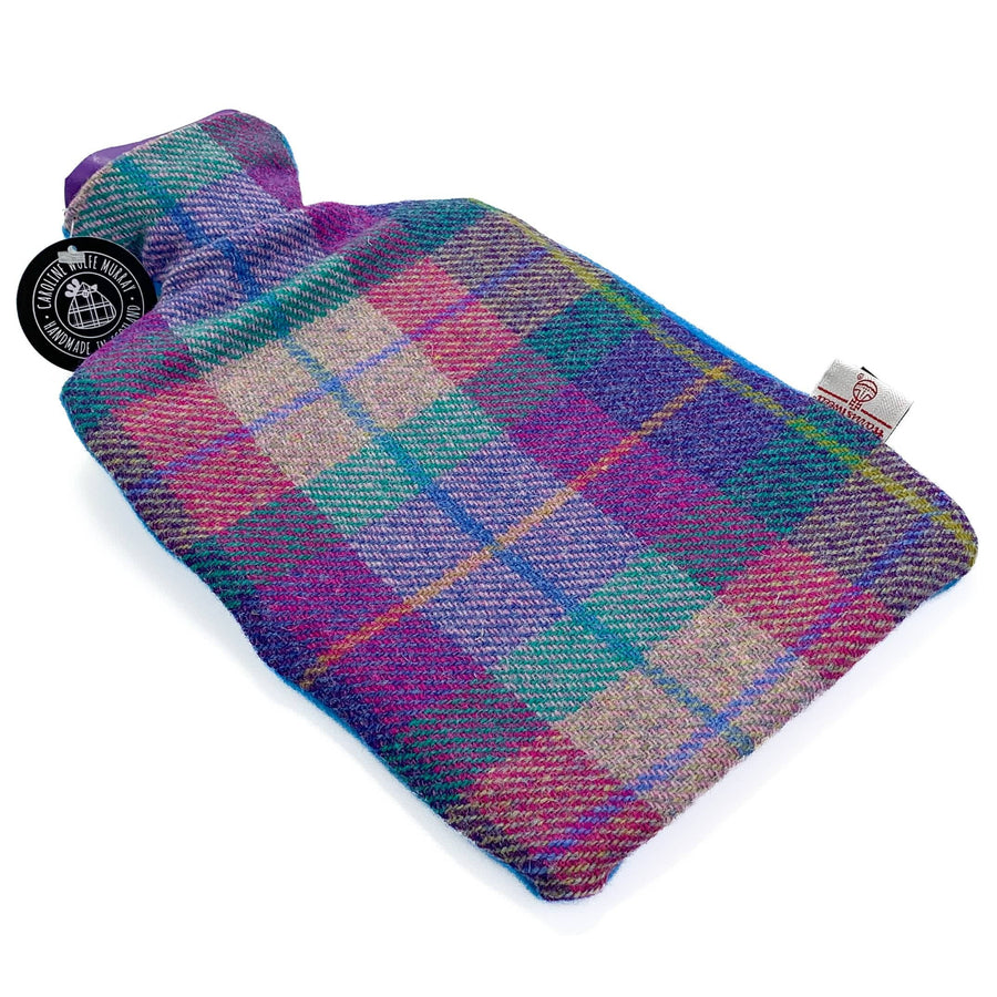 Mood_Company Kruik Paars Roze - 2 liter - Harris tweed - Handgemaakt in Schotland - Caroline Wolfe