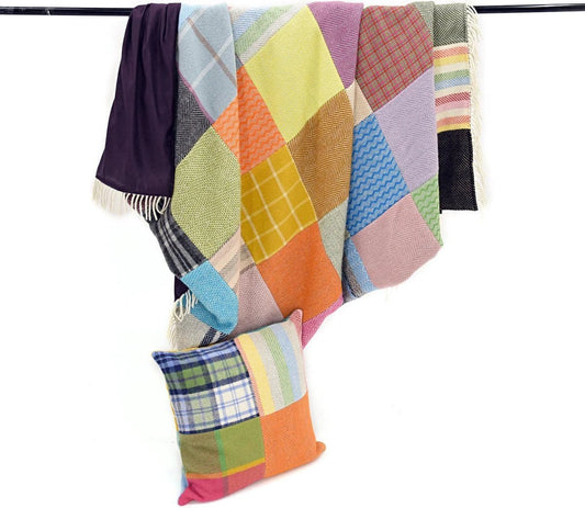 Patchwork plaid LIFESTYLE - 180x220 - Uniek - Tweedmill UK by MoodCompanyNL