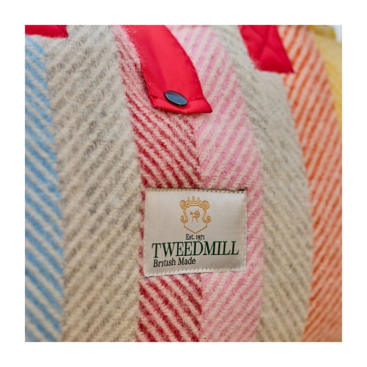 Picknickkleed Rainbow Stripe - Festival - Waterdicht - 137x170cm - Tweedmill by MoodCompanyNL