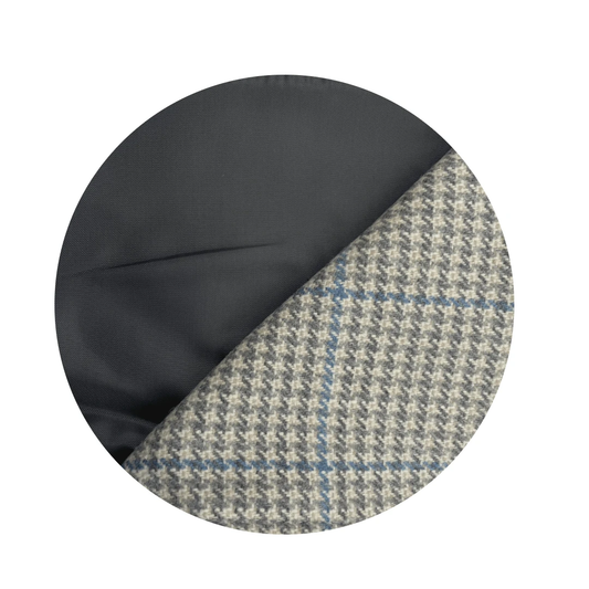 Picknickkleed Walker Geruit Tweed 389 Blauw - Tweed - Waterdicht - 66 × 98cm - Tweedmill by MoodCompanyNL