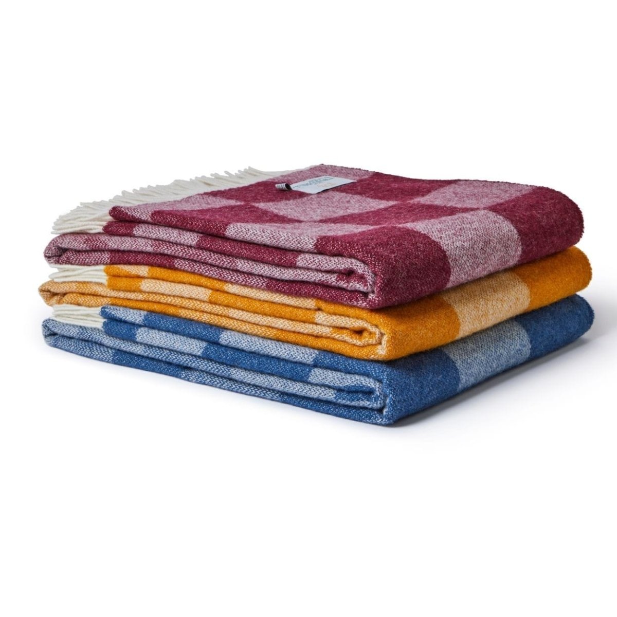 MoodCompanyNL - Plaid Bijou Blauw - 150x183 - Nieuw Wol - Tweedmill UK - 5060958302897