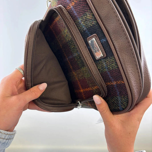 MoodCompanyNL - Reistas Tay Tartan MacLeod - Compact - 27x23x9 - Harris Tweed - Glen Appin of Scotland - 5060631378980