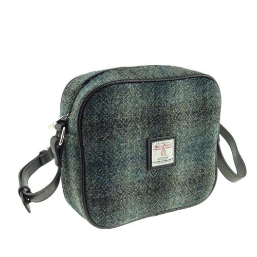 MoodCompanyNL - Schoudertas Almond Mosgroen - 19x21x7 - Harris Tweed - Glen Appin of Scotland - 5060631372001