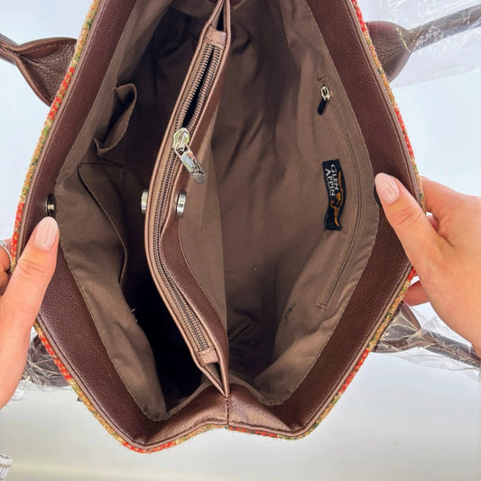 Schoudertas Cassley Paars - Klassiek - Harris Tweed - Glen Appin of Scotland by MoodCompanyNL