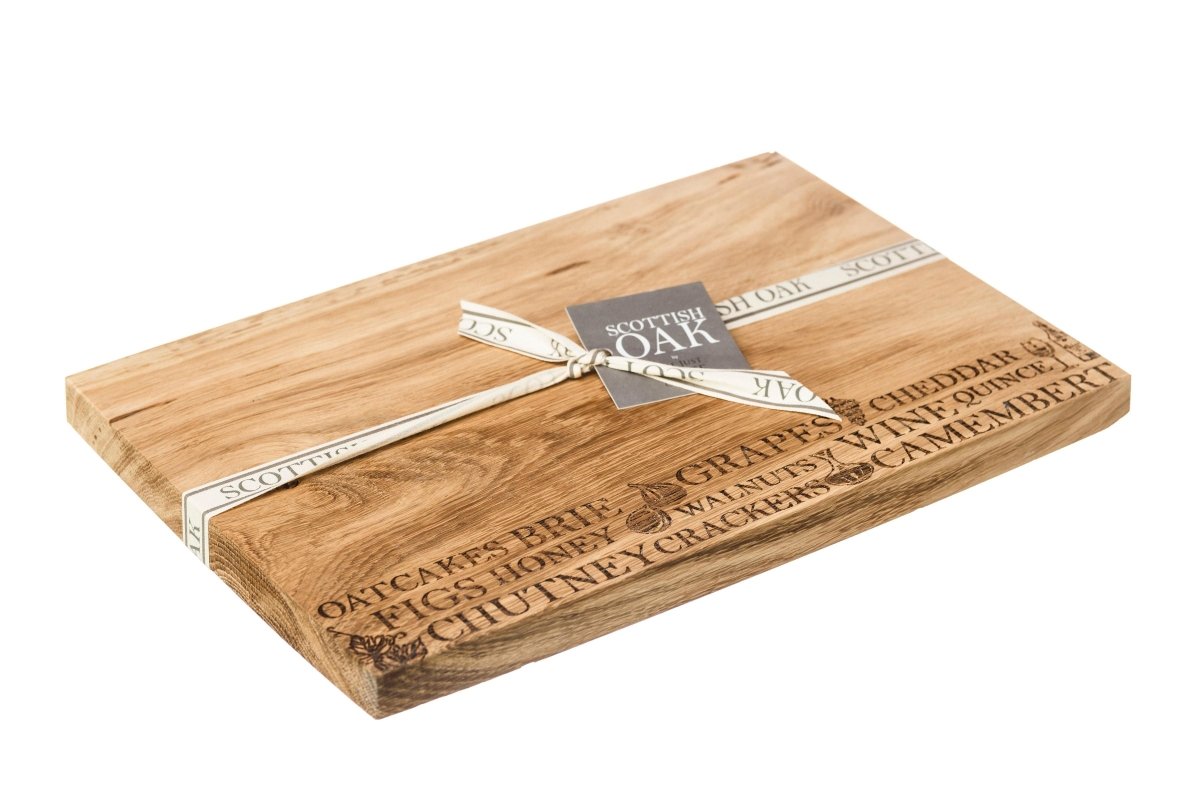 MoodCompanyNL - Serveerplank Antipasti - 30x20 - Schots Eikenhout - Scottish Made - 5060426285127