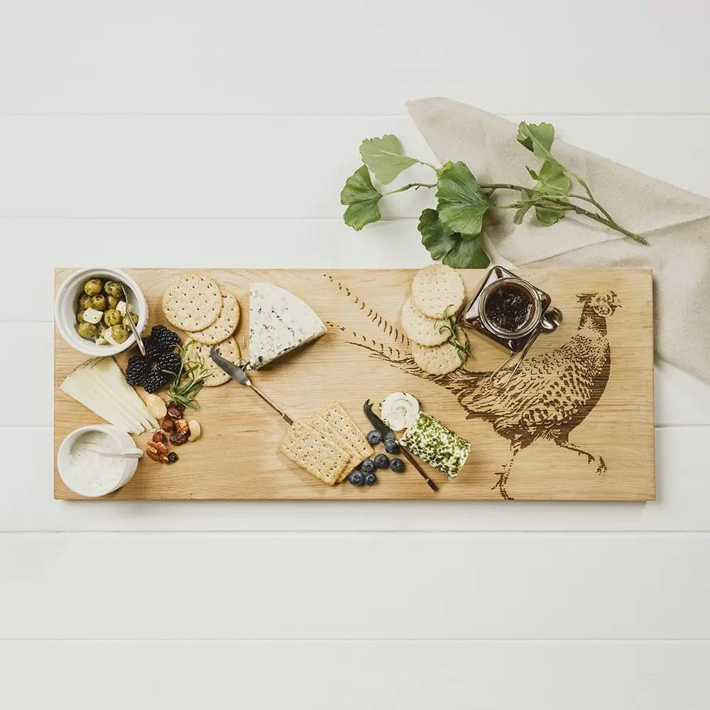 MoodCompanyNL - Serveerplank Fazant Groot - 60x25 - Schots Eikenhout - Scottish Made - 5060718712423