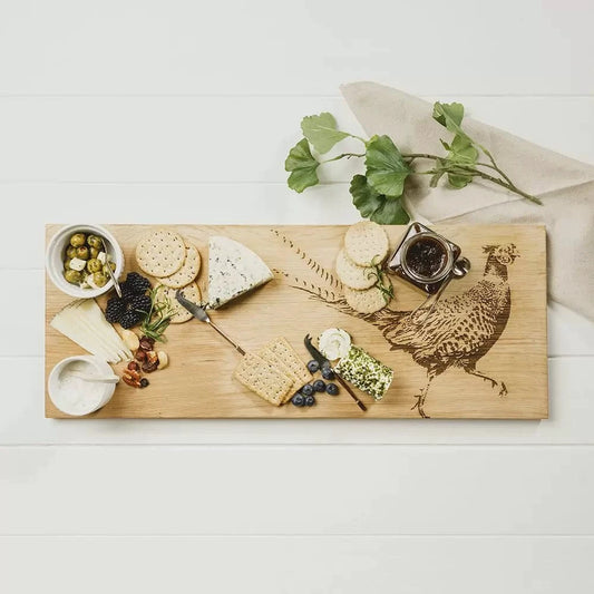 MoodCompanyNL - Serveerplank Fazant Groot - 60x25 - Schots Eikenhout - Scottish Made - 5060718712423