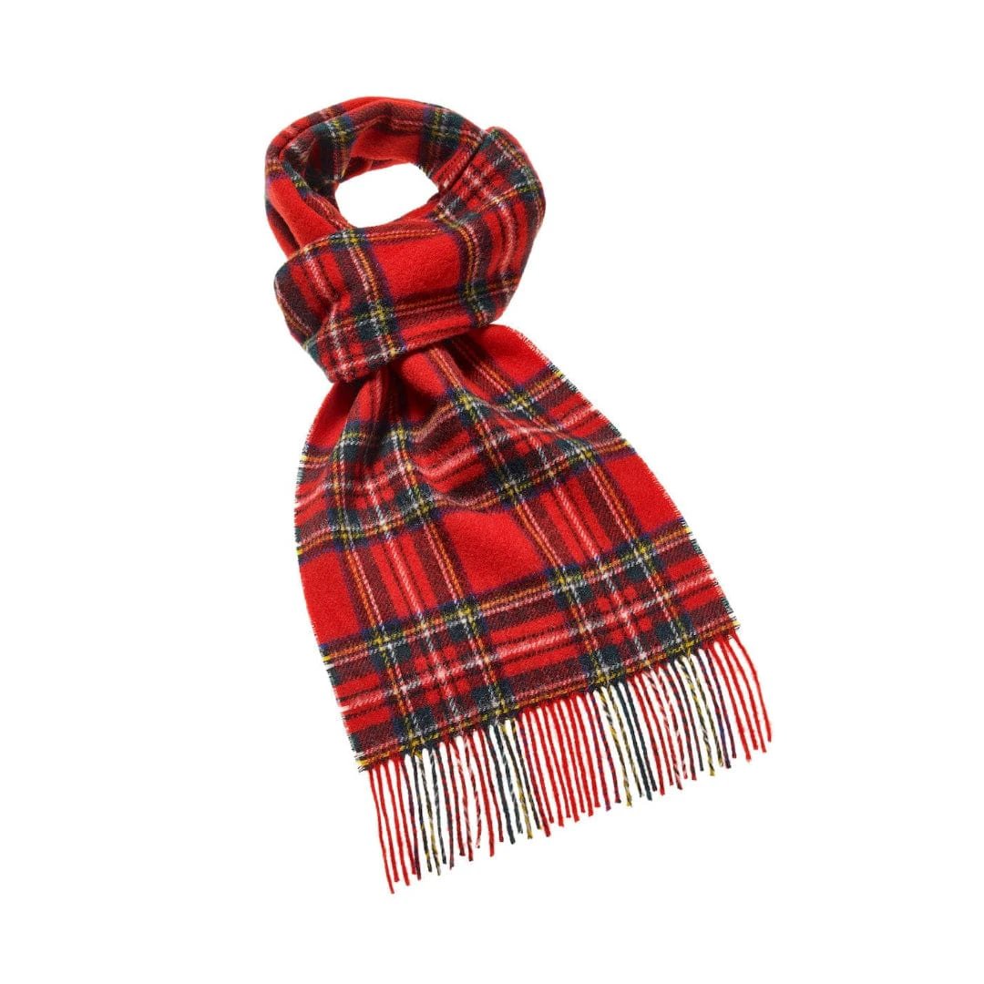 Sjaal Tartan Royal Stewart - Meriono Lamswol - 25 x 190 - Bronte by Moon Scotland by MoodCompanyNL