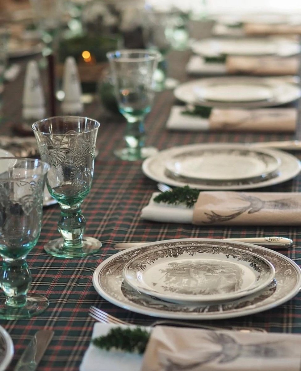 MoodCompanyNL - Tafelkleed Tartan Groen Medium - 120x140 - Katoen - Mood Company - 6095632697630