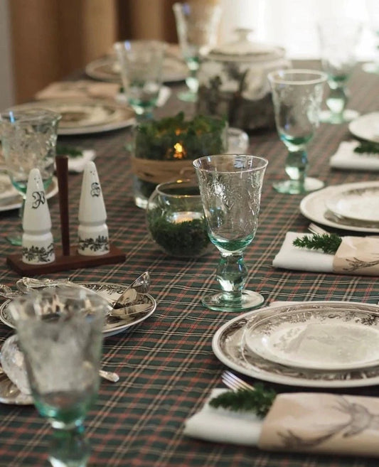 MoodCompanyNL - Tafelkleed Tartan Groen Medium - 120x140 - Katoen - Mood Company - 6095632697630