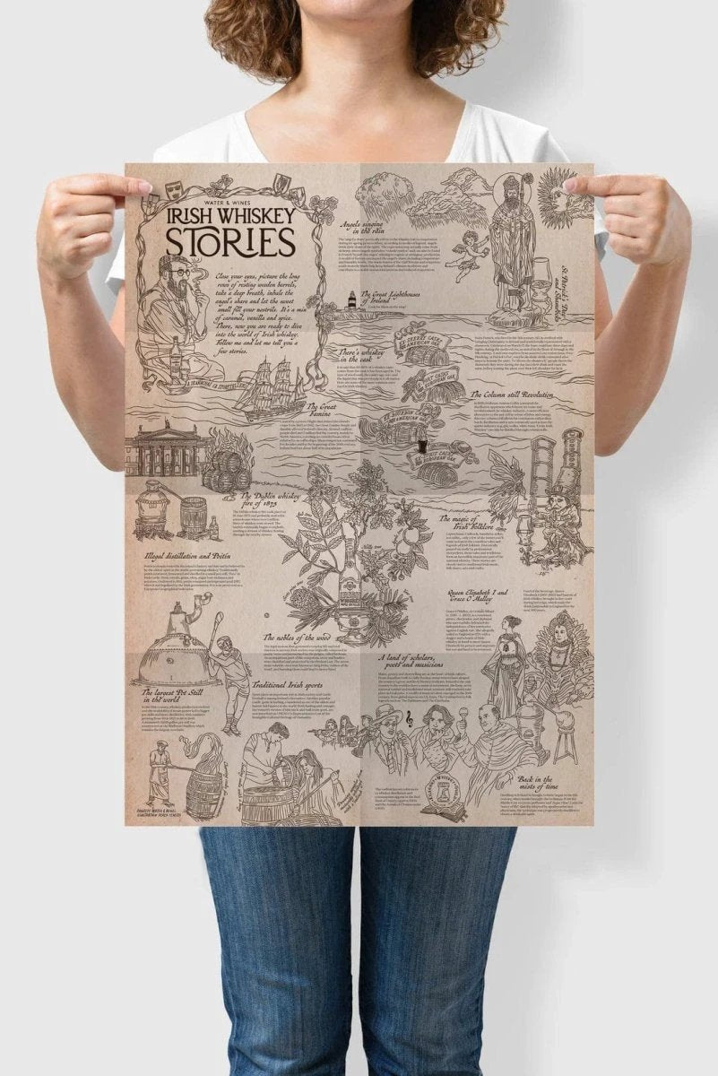 Whiskey puzzel Ireland - 1000 stukjes - 14+ - Water & Wines Sweden by Mood4whisky