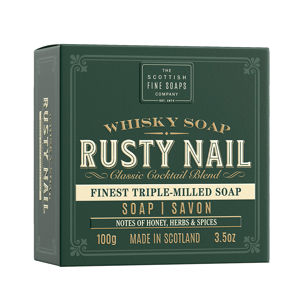 Whisky soap (in karton) Rusty Nail 100g by MoodCompanyNL