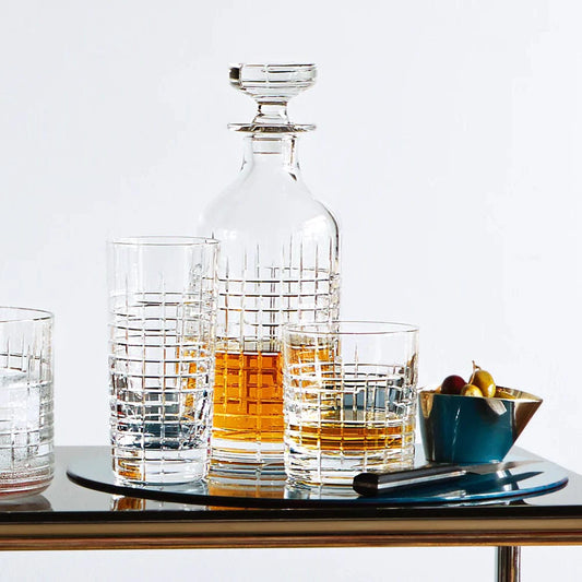 Whiskyglas Boogie Woogie - Double Old Tumbler - Handgemaakt - Loodkristal - Cumbria Crystal England by MoodCompanyNL