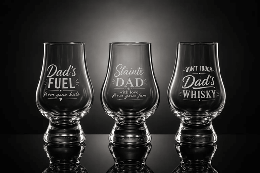 Mood Company - Whiskyglas - Dad's fuel - Glencairn Crystal Scotland - 6151219235265
