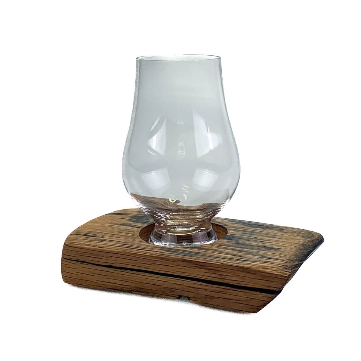 MoodCompanyNL - Whiskyglashouder van oude whiskyvaten met 1 Glencairn Whiskyglas - Darach en Glencairn Crystal Scotland - 6091048649690