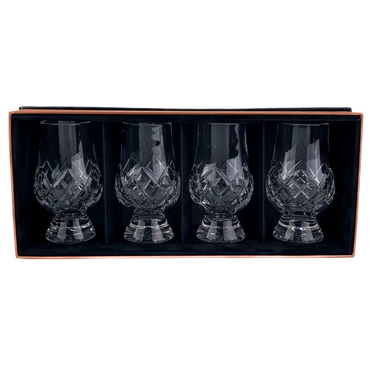 Whiskyglazen Cut 4 stuks - Geschenkverpakking - Loodkristal - Glencairn Crystal Scotland by MoodCompanyNL