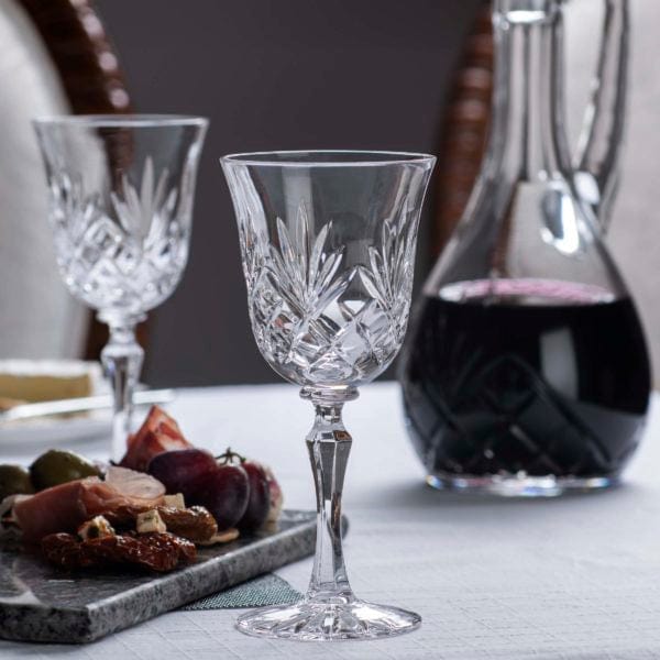 MoodCompanyNL - Wijnglazen Skye 6 stuks - Geschenkverpakking - Loodkristal - Glencairn Crystal Scotland - 5060025555379