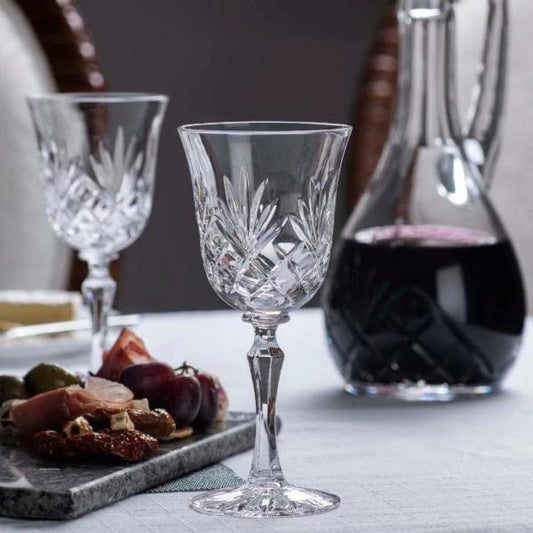 MoodCompanyNL - Wijnglazen Skye 6 stuks - Geschenkverpakking - Loodkristal - Glencairn Crystal Scotland - 5060025555379